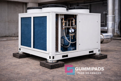 GummiPads GP1225 | Pads Antivibración para Minisplits, Compresores y Equipos HVAC
