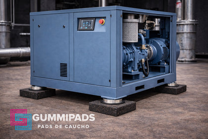 GummiPads GP1225 | Pads Antivibración para Minisplits, Compresores y Equipos HVAC